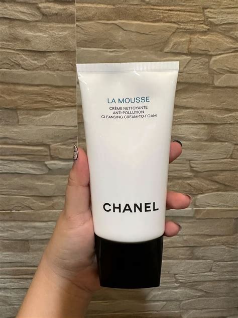 chanel mousse douceur cleanser|Chanel anti pollution cleansing gel.